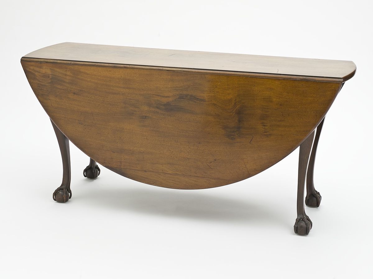 Current Drop Leaf Table – Wikipedia With Regard To Wood Kitchen Dining Tables With Removable Center Leaf (View 8 of 25)