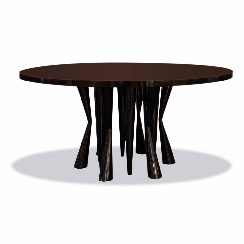 Dom Round Dining Tables With 2020 Dom Edizioni Robin 1 Round Lacquer Dining Table (Photo 10 of 25)