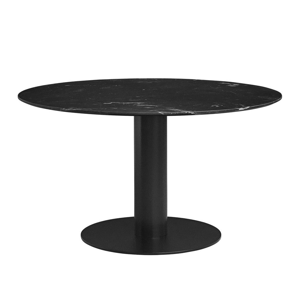 Gubi 2.0 Dining Table Black & Marble Medium – The Conran Shop For Most Up To Date Medium Elegant Dining Tables (Photo 12 of 25)