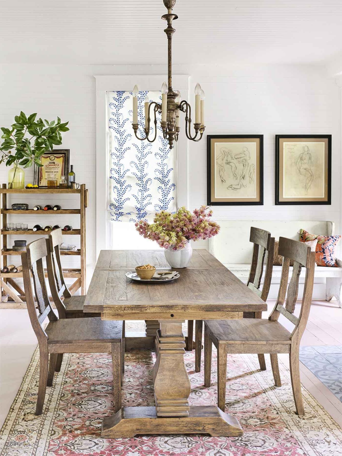 Latest Medium Elegant Dining Tables Inside 85 Best Dining Room Decorating Ideas – Country Dining Room Decor (View 23 of 25)