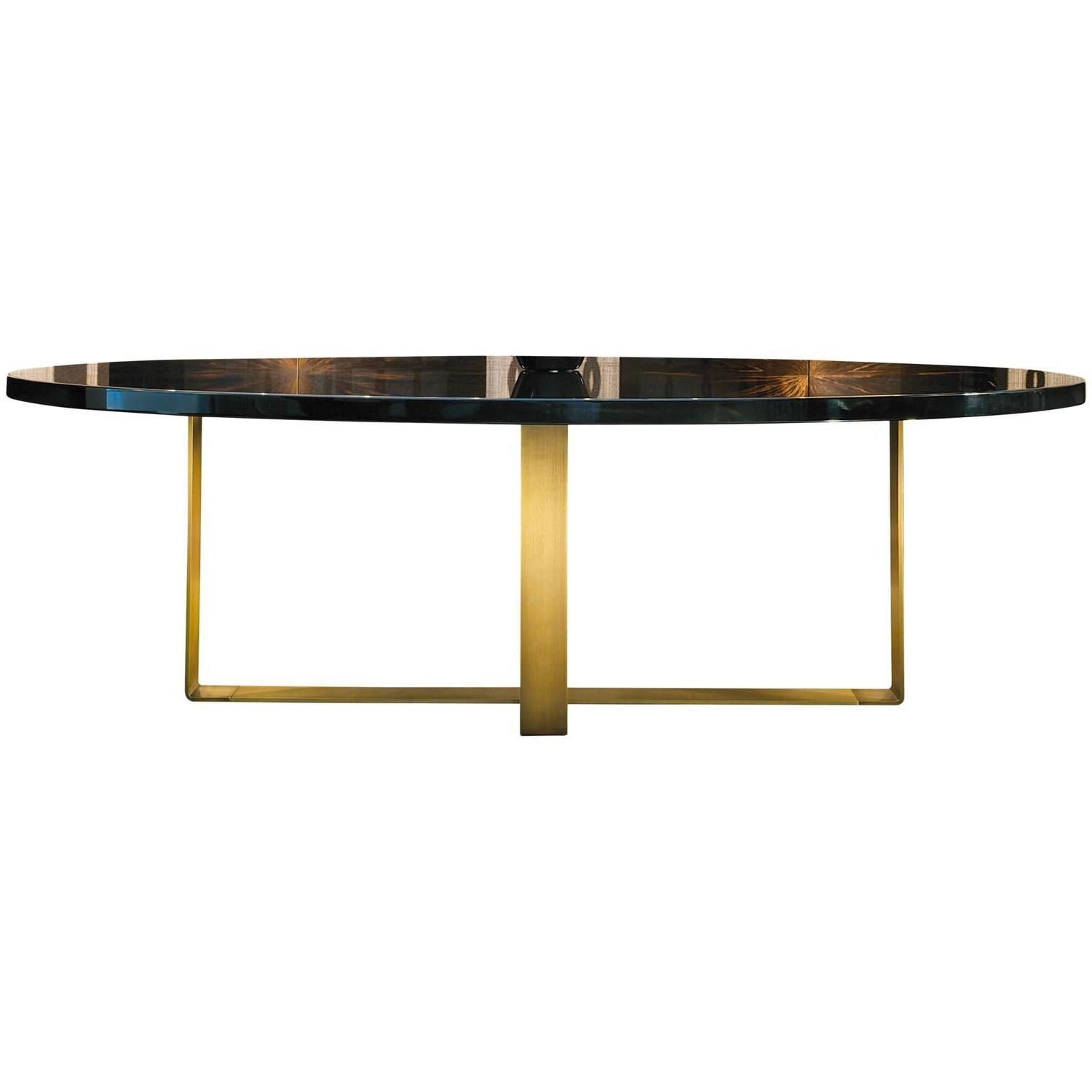 Most Current Dom Round Dining Tables Intended For Dom Edizioni Wood,brass Elliptical,round,square,rectangular (Photo 19 of 25)