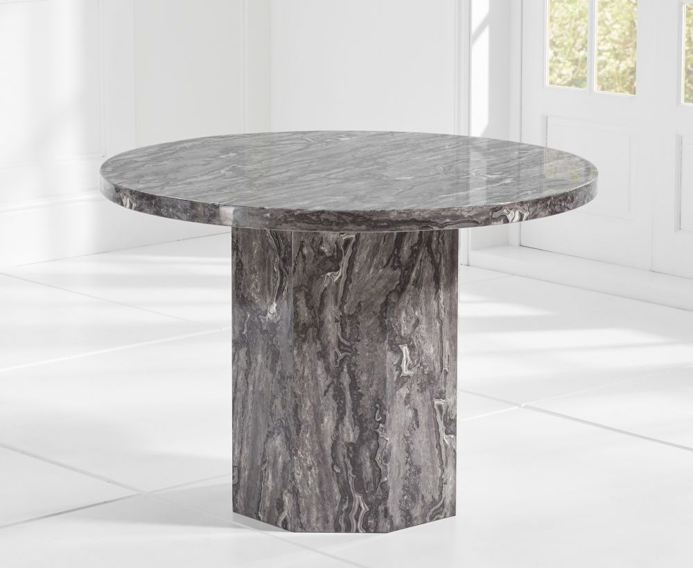 Most Current Mark Harris Coruna Grey Marble Round Dining Table Pertaining To Morris Round Dining Tables (View 24 of 25)