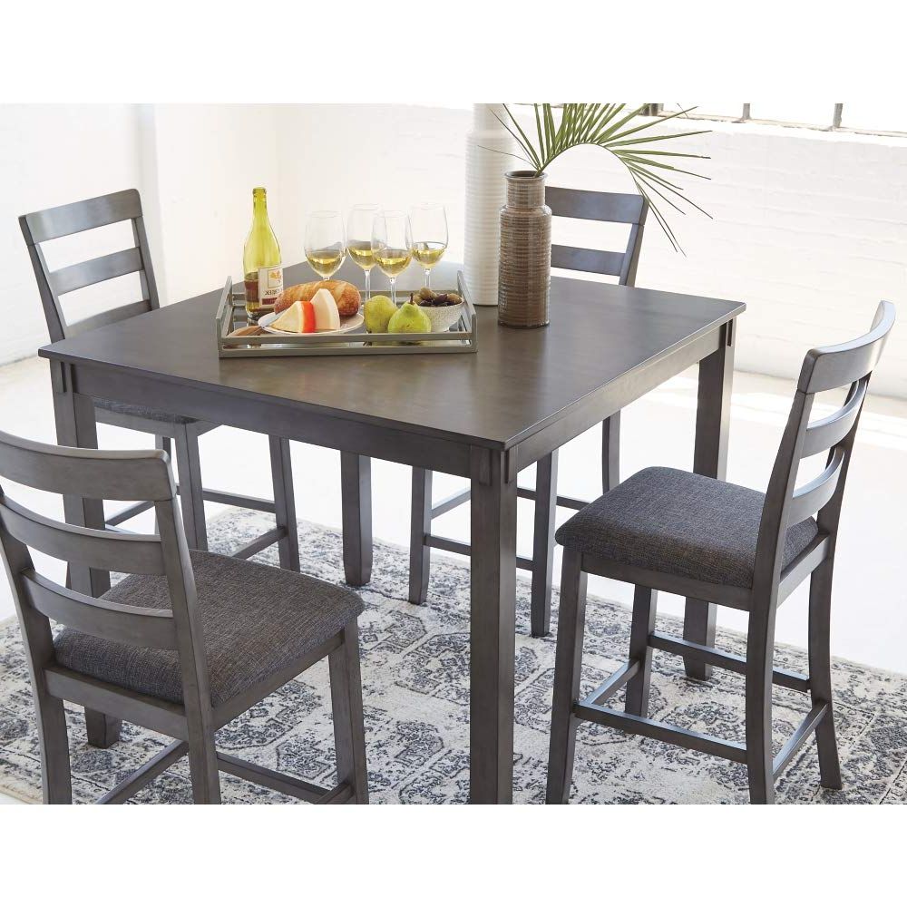 Most Recent Amazon – Signature Designashley Bridson Dining Table In Chrome Contemporary Square Casual Dining Tables (View 15 of 25)