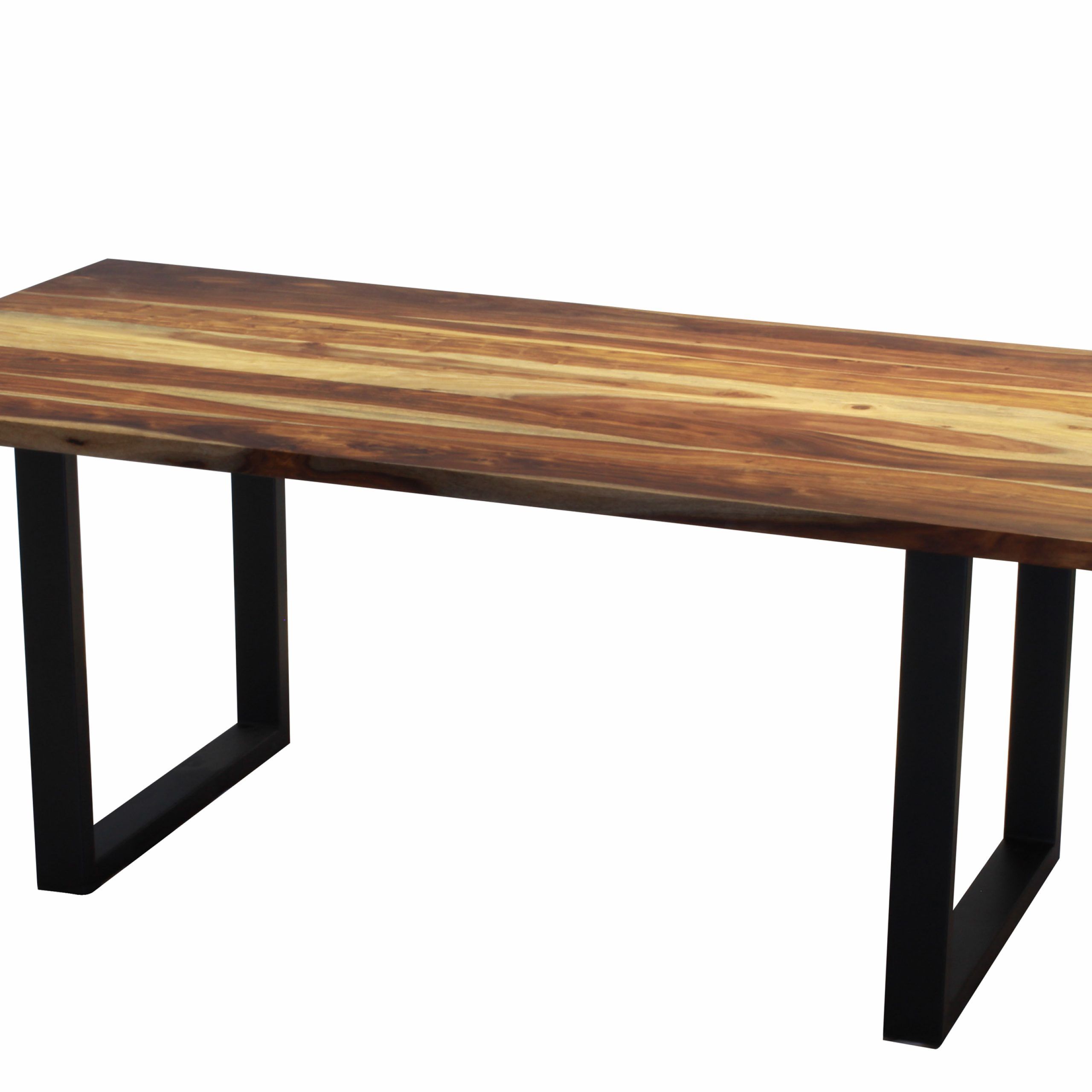 Most Recently Released Acacia Dining Tables With Black Rocket Legs Regarding Corcoran Acacia Live Edge Dining Table With Black Rocket Legs – 72" (View 4 of 25)