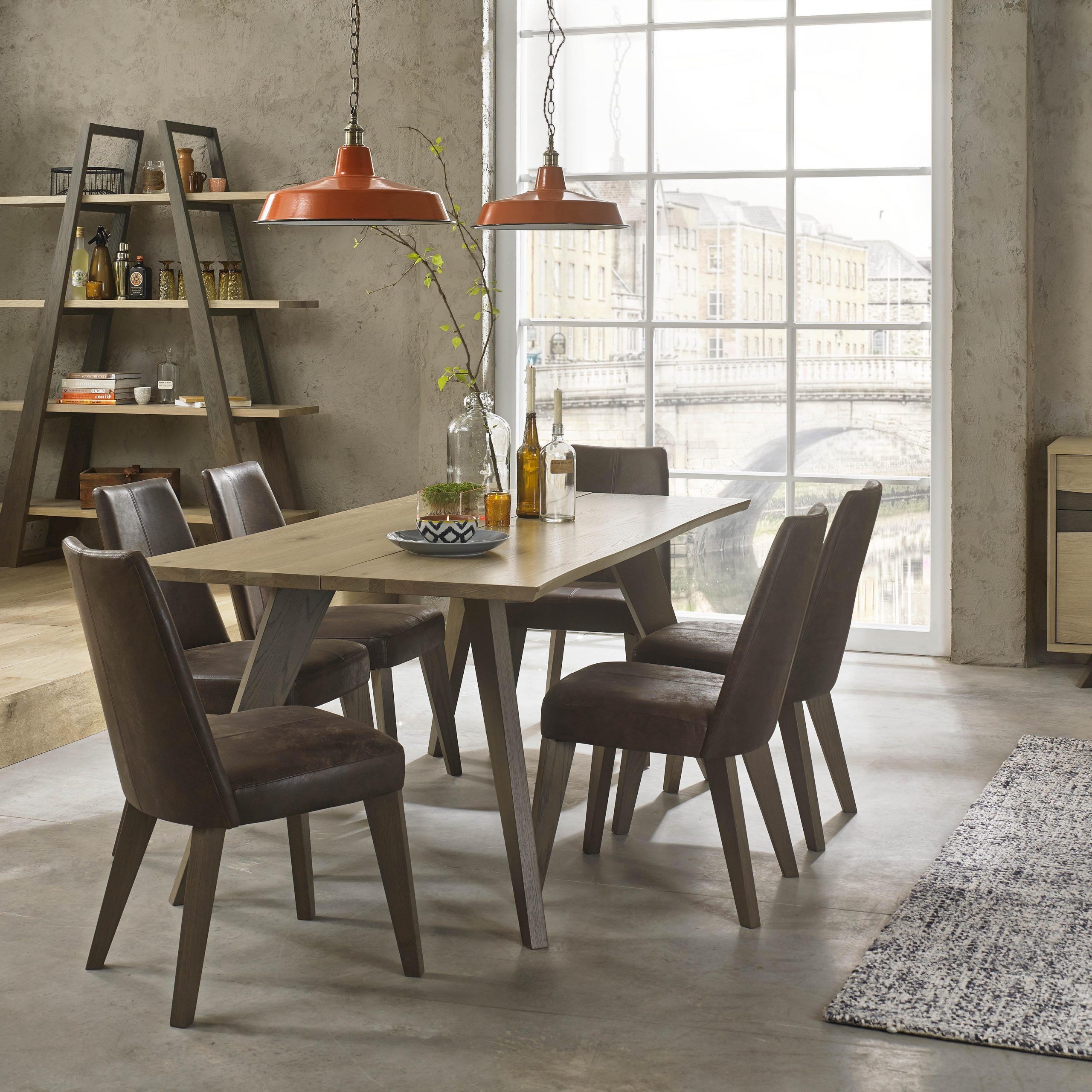 Newest Dining Tables In Smoked Seared Oak With Regard To Cadell – Premier – Range (Photo 14 of 25)