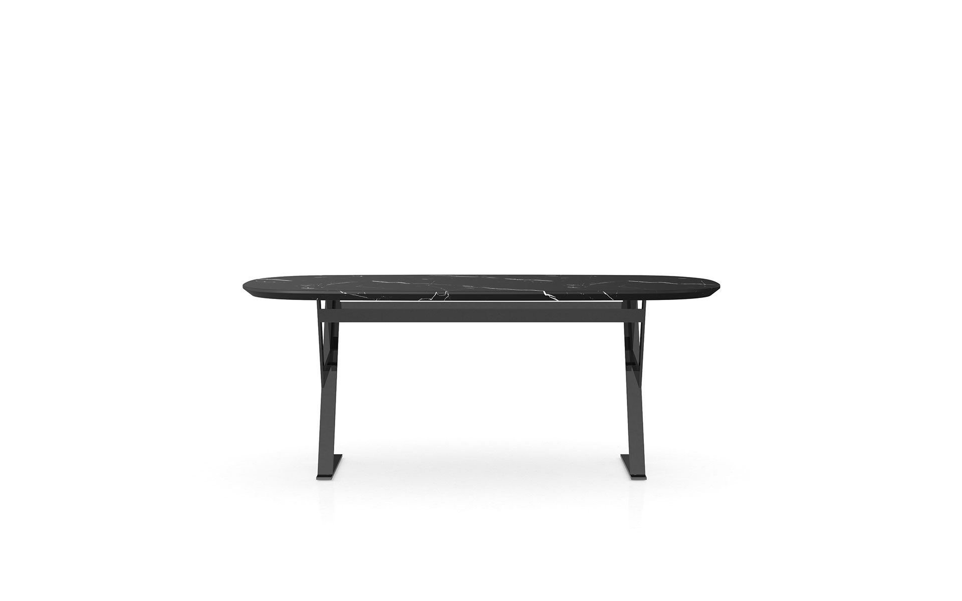 Newest Long Dining Tables With Polished Black Stainless Steel Base Throughout Modloft Irving Dining Table (View 10 of 25)