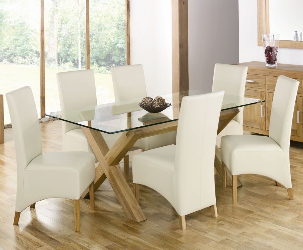 Preferred Depiction Of All Glass Dining Table – Luxurious Set For With Rectangular Glasstop Dining Tables (View 4 of 25)