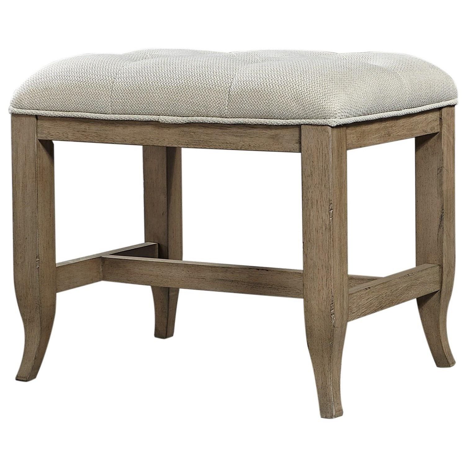 Provence Accent Dining Tables Pertaining To Popular Aspenhome Provence Casual Bench With Button Tufted (View 19 of 25)