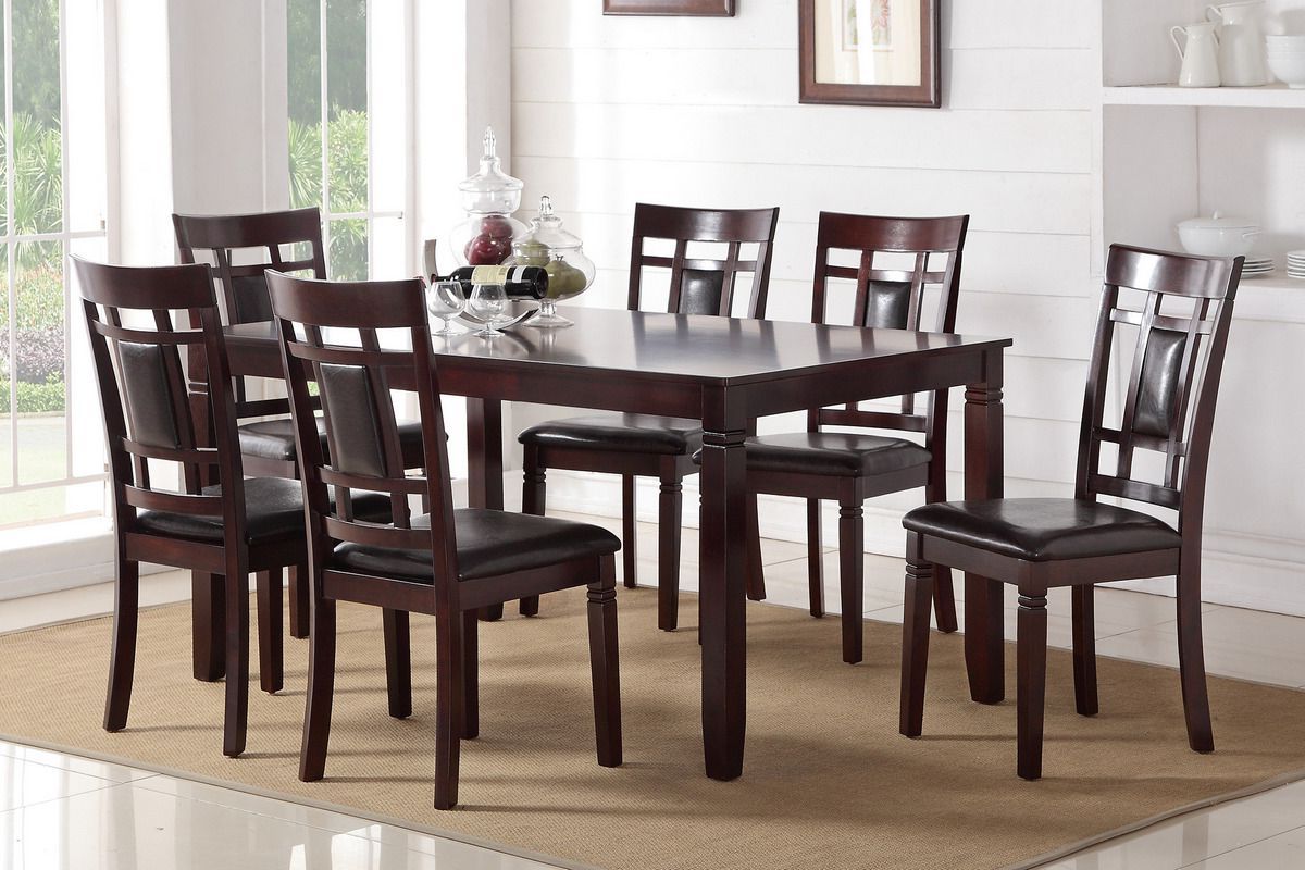 Transitional 6 Seating Casual Dining Tables Throughout Newest Whatever Your Liking, This Espresso Wood Finished Casual (Photo 24 of 25)