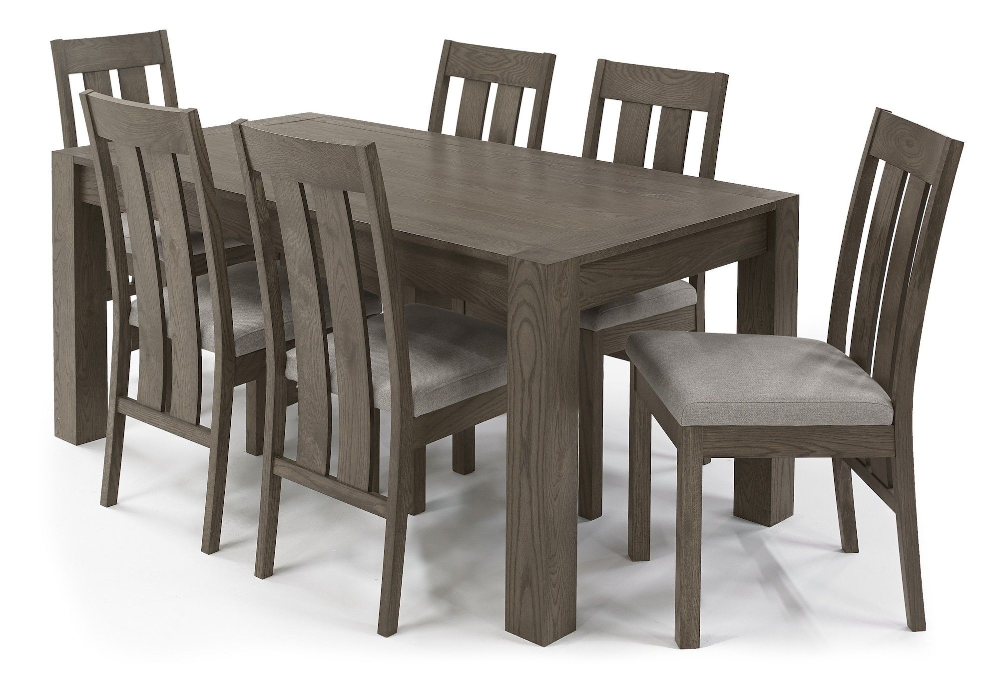 Turin Dark Oak Dining Table Medium 4 6 Seater End Extension Dining Table Inside Trendy Medium Dining Tables (View 15 of 25)