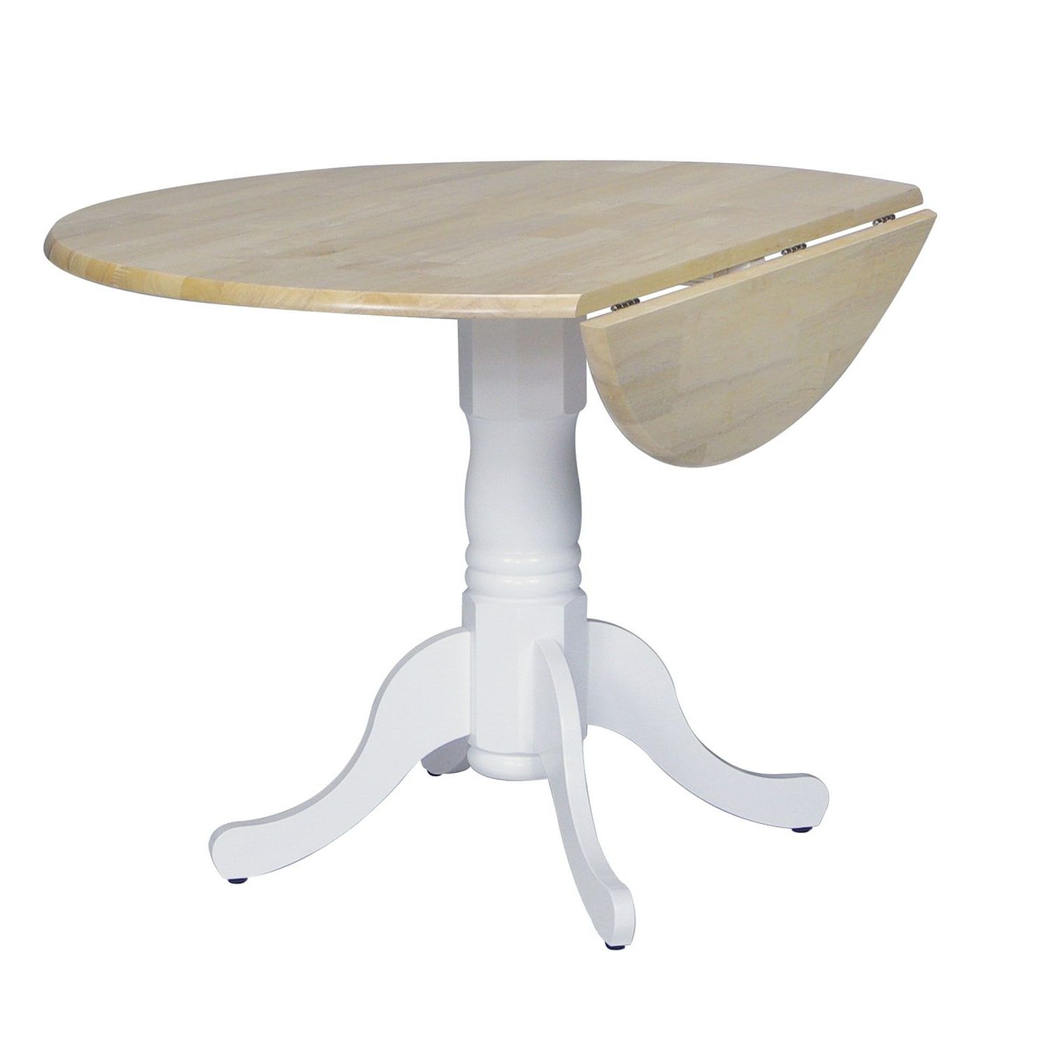 Unfinished Drop Leaf Casual Dining Tables Throughout Most Up To Date Round Drop Leaf Table (Photo 1 of 25)