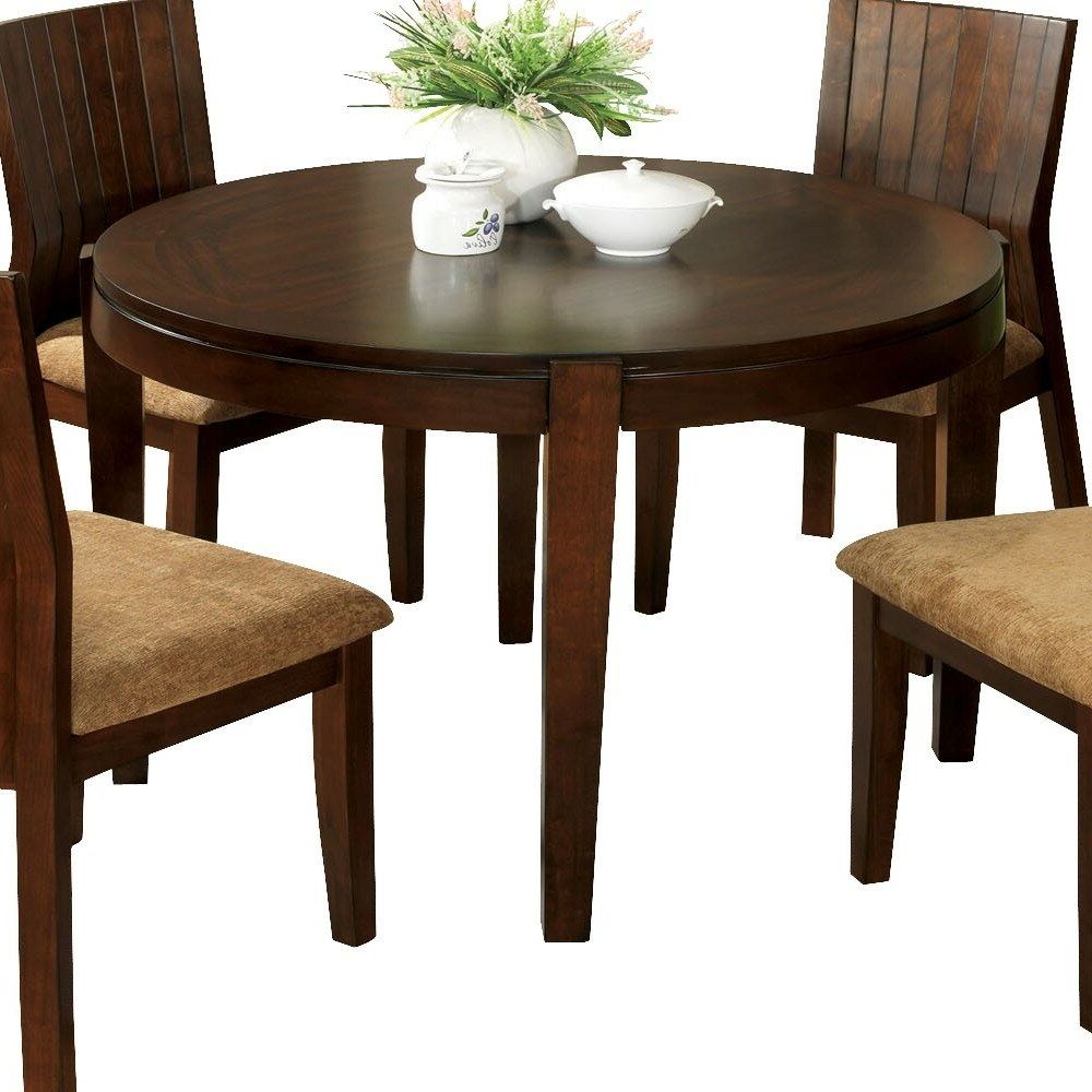 Winston Porter Mosher Transitional Style Round Pub Solid Throughout Current Bistro Transitional 4 Seating Square Dining Tables (Photo 22 of 24)