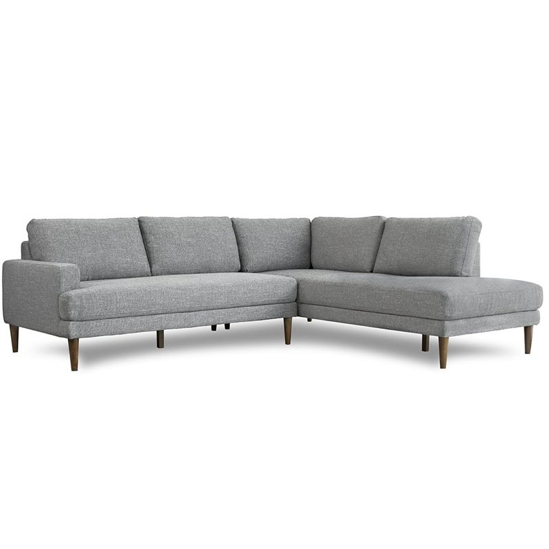 102" Stockton Sectional Couches With Reversible Chaise Lounge Herringbone Fabric For Well Known Sectional Couches: Buy Living Room Sectional Sofas Online (View 5 of 14)