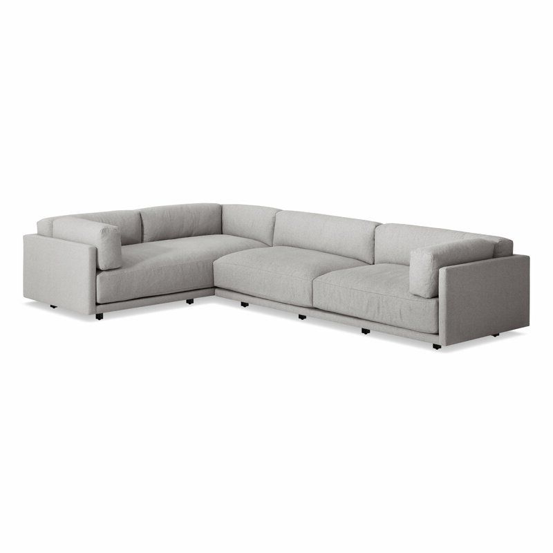 2017 Hannah Right Sectional Sofas Inside Blu Dot Sunday 139" Right Hand Facing Sectional Sofa (Photo 19 of 25)