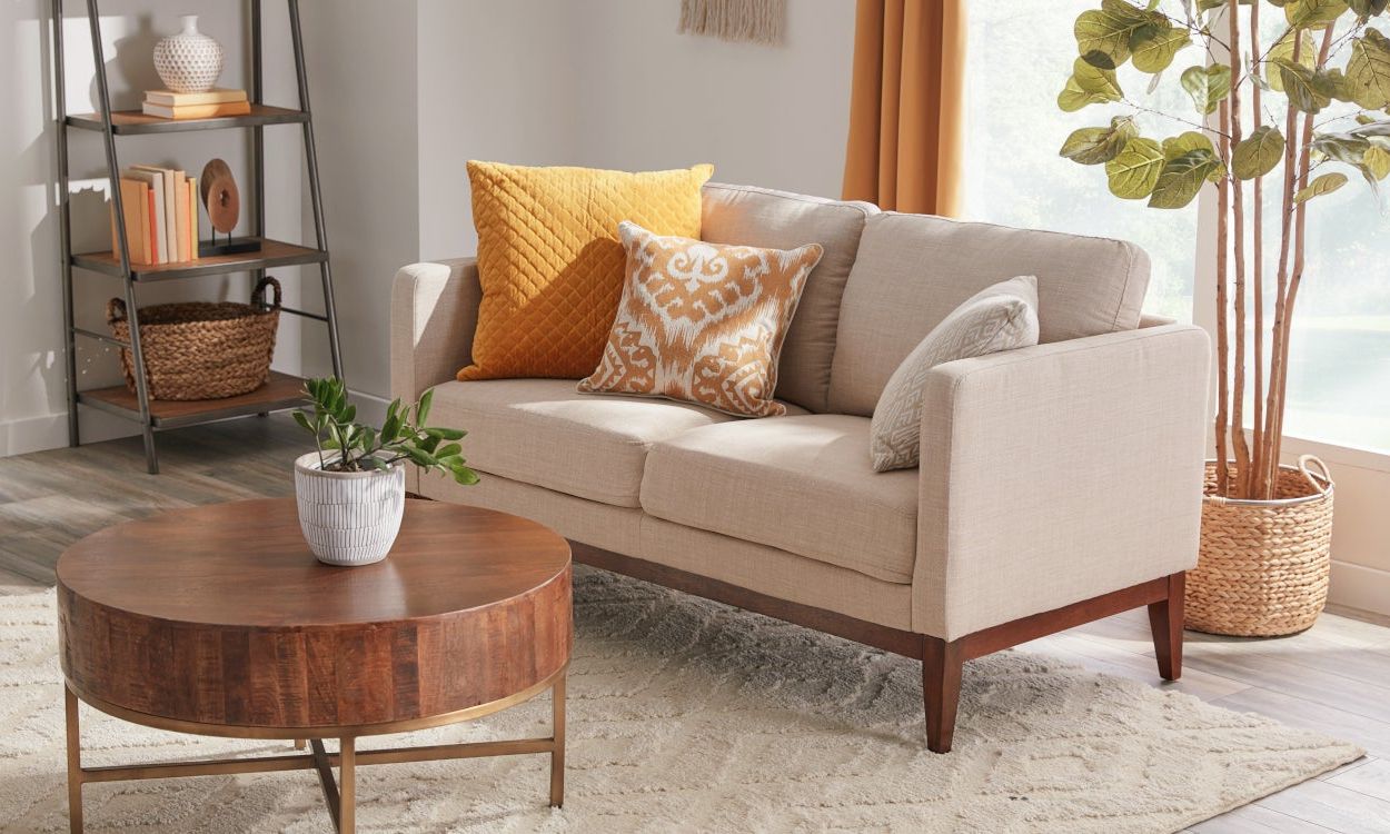 2018 Easton Small Space Sectional Futon Sofas Throughout Small Sectional Sofas & Couches For Small Spaces (View 9 of 25)