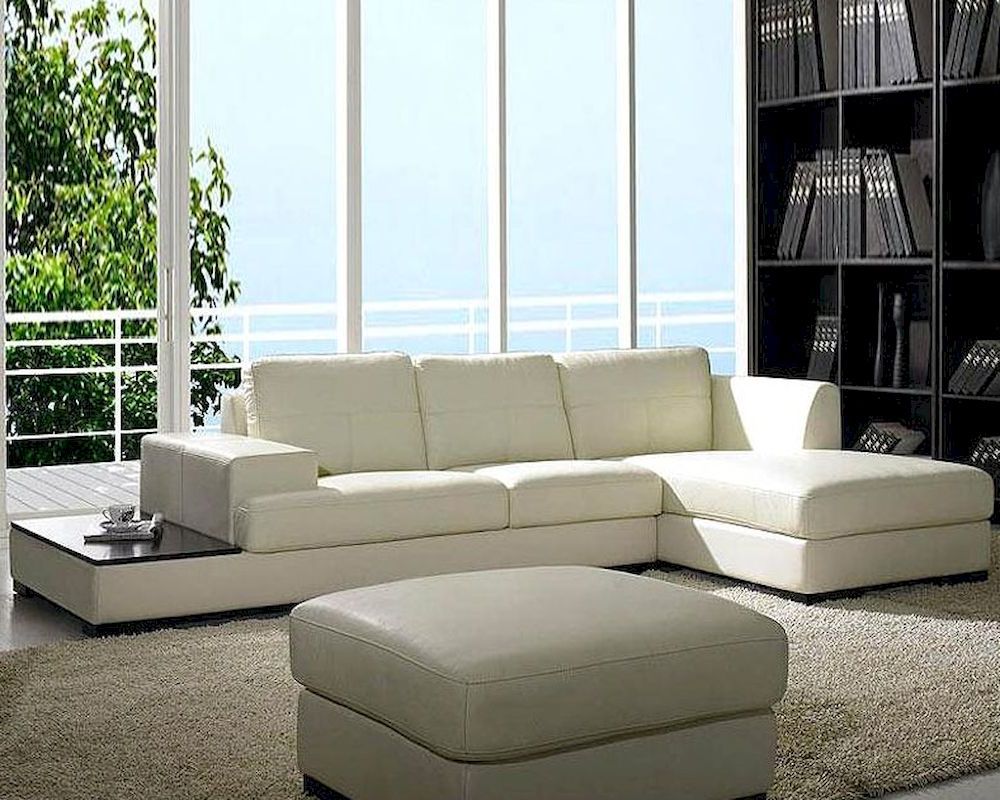 3pc Ledgemere Modern Sectional Sofas Throughout Favorite Contemporary Low Profile Leather Sectional Sofa Set 44lbo3893 (Photo 12 of 25)