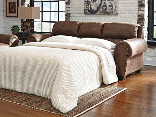 Burnsville Collection 9720639 97 Queen Sofa Sleeper With Throughout Well Known Celine Sectional Futon Sofas With Storage Camel Faux Leather (View 20 of 25)