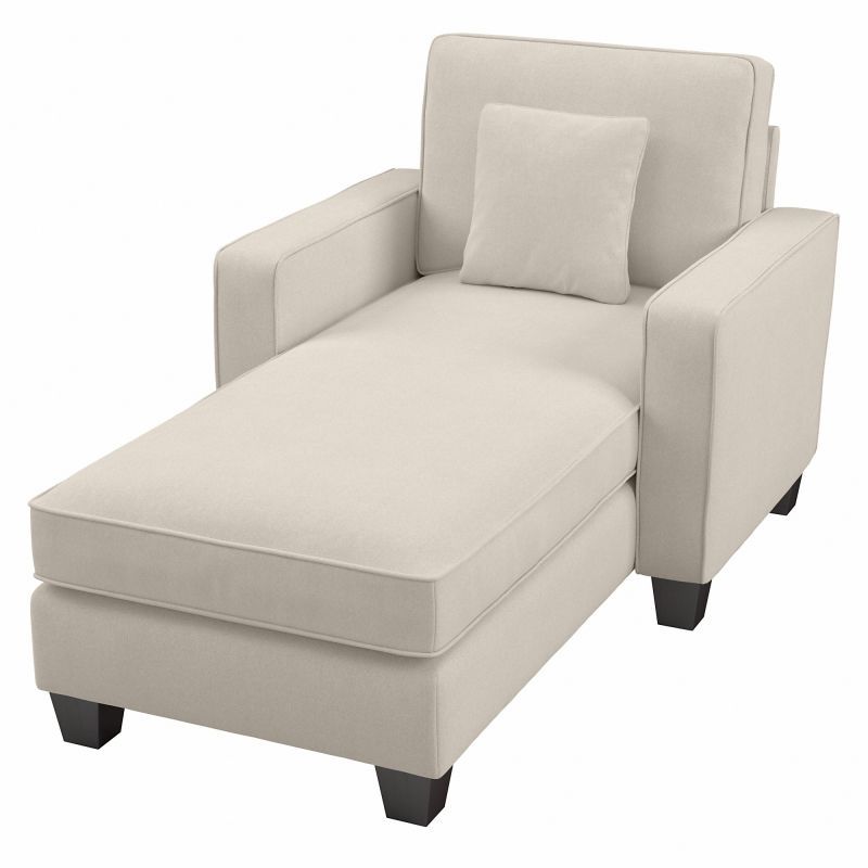 Bush Furniture Stockton 135w U Shaped Sectional Couch In Pertaining To Well Known 102" Stockton Sectional Couches With Reversible Chaise Lounge Herringbone Fabric (View 6 of 14)