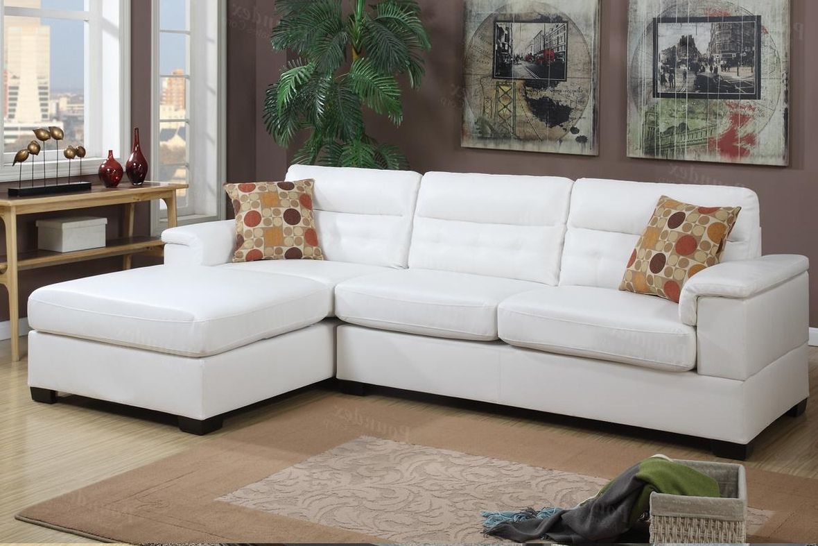 Current White Leather Sectional Sofa – Steal A Sofa Furniture For Sectional Sofas In White (Photo 2 of 25)