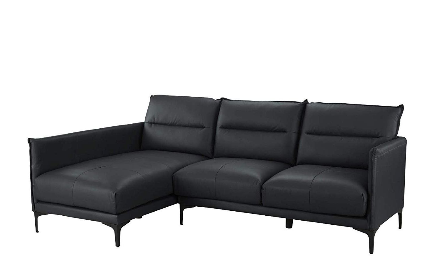 Fashionable Mid Century Sectional Sofa, L Shape Couch In Leather Match For Verona Mid Century Reversible Sectional Sofas (View 11 of 25)
