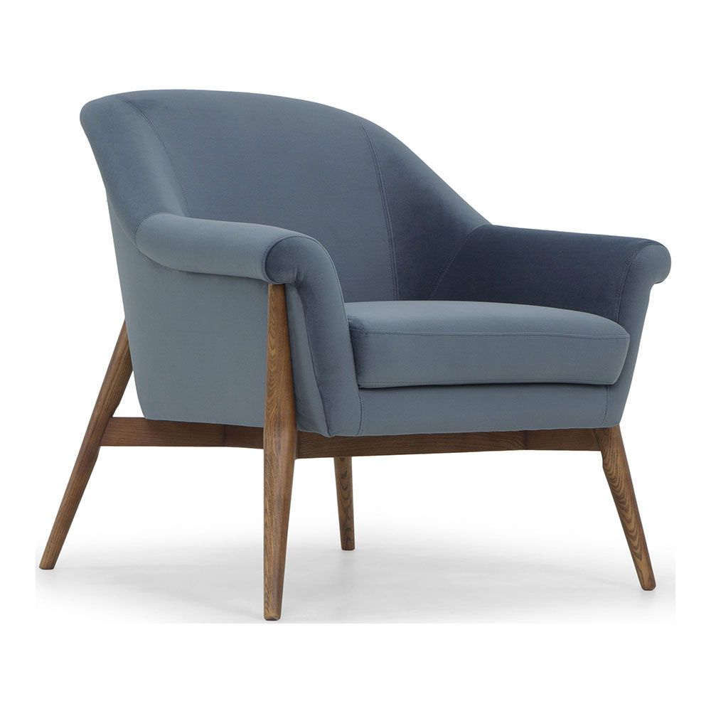 Favorite Charlize Armchair – Dusty Blue – Rouse Home Pertaining To Brayson Chaise Sectional Sofas Dusty Blue (View 13 of 25)