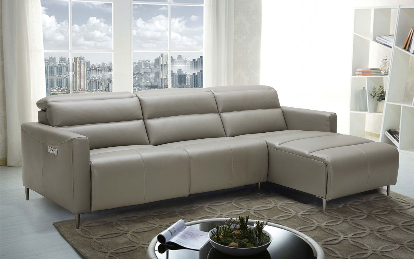 Furniture Cart With Palisades Reclining Sectional Sofas With Left Storage Chaise (Photo 9 of 25)