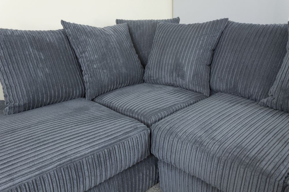 Gneiss Modern Linen Sectional Sofas Slate Gray Throughout Recent Ronan Slate Grey Corner Sofa – Pay Per Week (Photo 19 of 25)