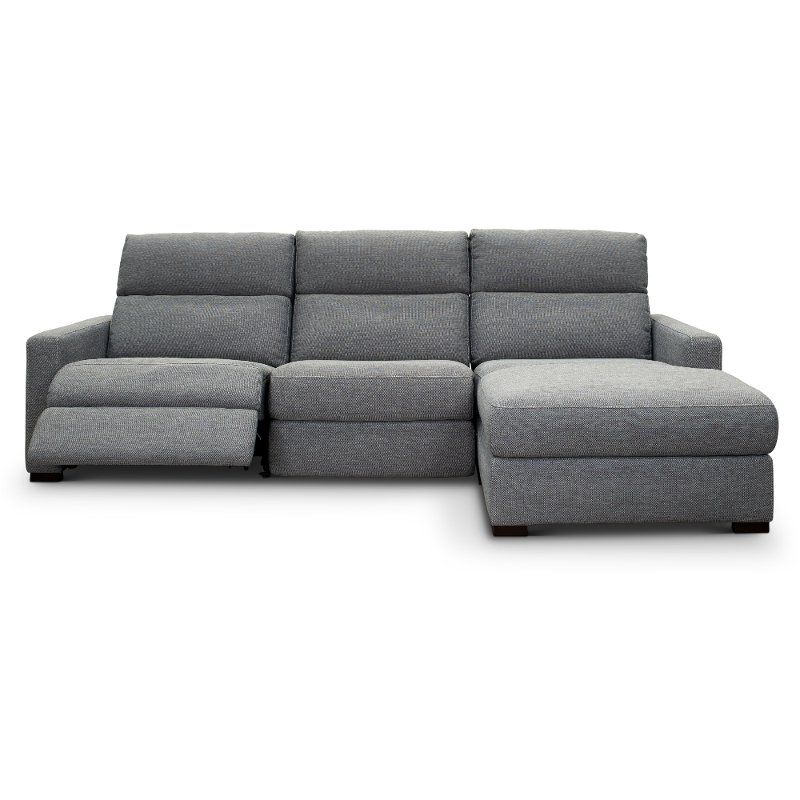 Gray Reclining Sectional With Chaise – Home Ideas With Regard To Well Known Pacifica Gray Power Reclining Sofas (View 3 of 15)