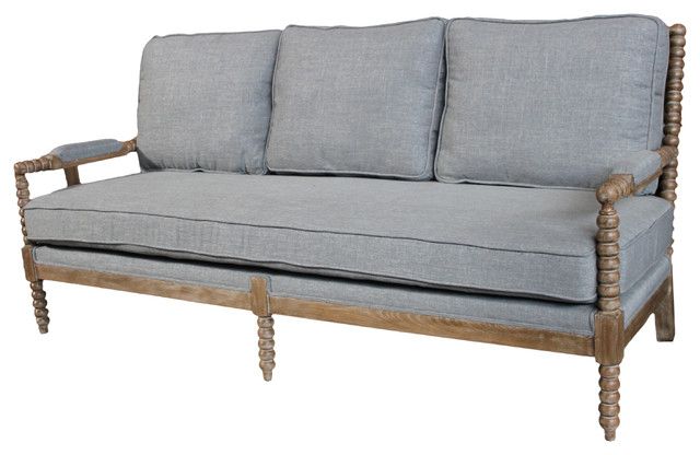 Houzz Intended For Gneiss Modern Linen Sectional Sofas Slate Gray (Photo 17 of 25)