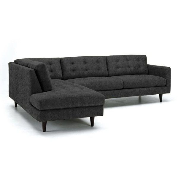Latest Apt2b Lexington Charcoal Dark Grey 2pc Sectional With 2pc Burland Contemporary Sectional Sofas Charcoal (View 8 of 25)