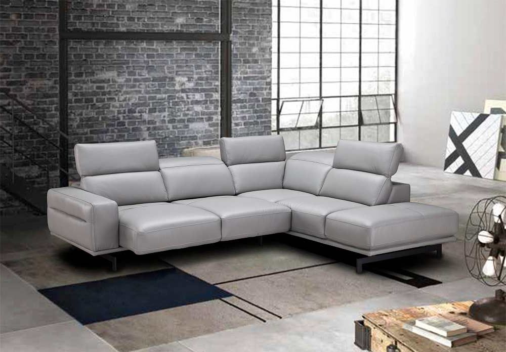 Leather Sectionals Throughout Sectional Sofas In Gray (View 12 of 25)