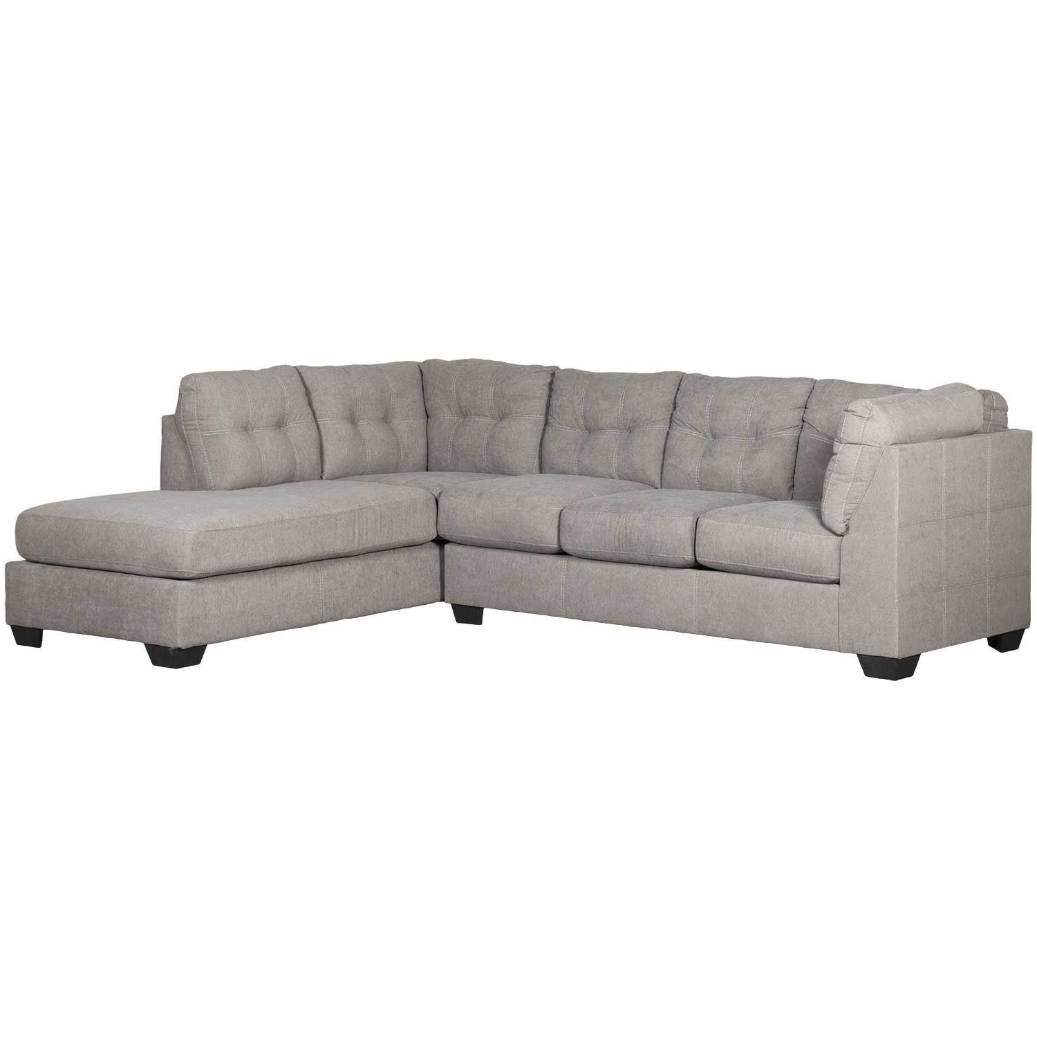 Maier Charcoal 2 Piece Sectional With Raf Chaise Inside Well Known 2pc Burland Contemporary Sectional Sofas Charcoal (Photo 11 of 25)