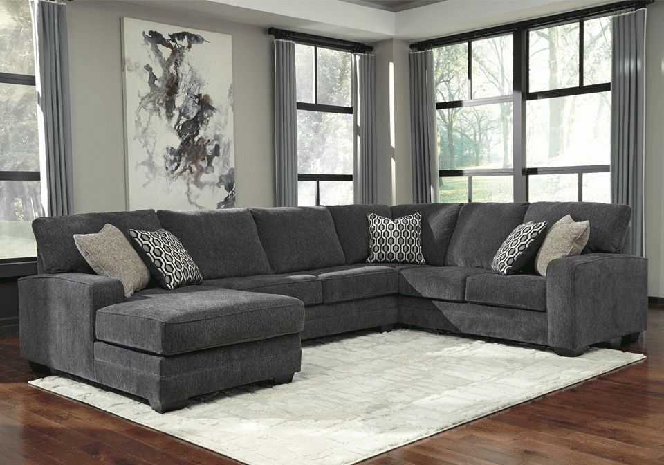 Most Current 3pc Polyfiber Sectional Sofas Inside Tracling 3pc. Laf Sofa Sectional (Photo 17 of 25)