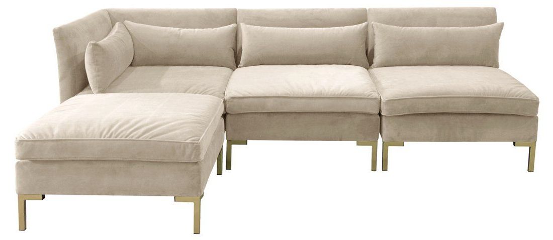 Most Recently Released 4pc Alexis Sectional Sofas With Silver Metal Y Legs Intended For Pin On Small Living Rooms (View 8 of 25)
