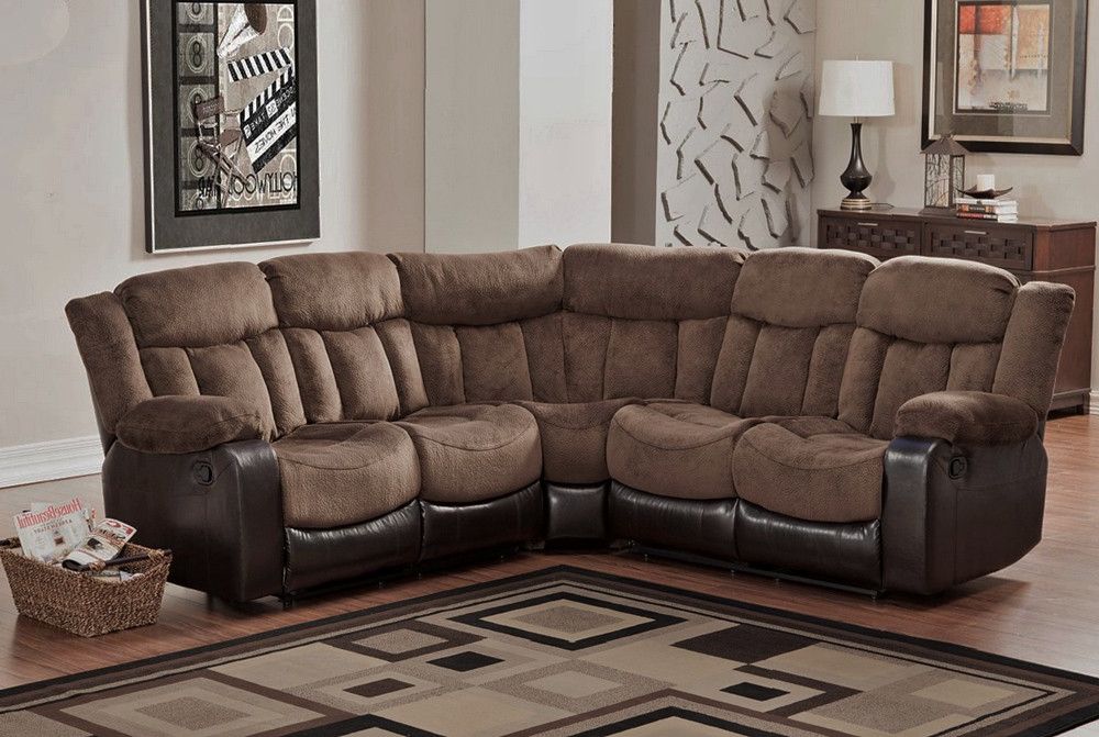 Most Recently Released Microfiber Reclining Sectional, Create So Much Coziness In Wynne Contemporary Sectional Sofas Black (View 18 of 25)