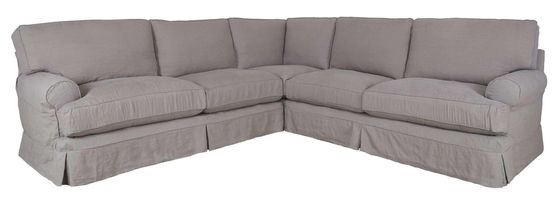 Pin On Megan And Colleen Bought A House!!! For Favorite Gneiss Modern Linen Sectional Sofas Slate Gray (View 4 of 25)
