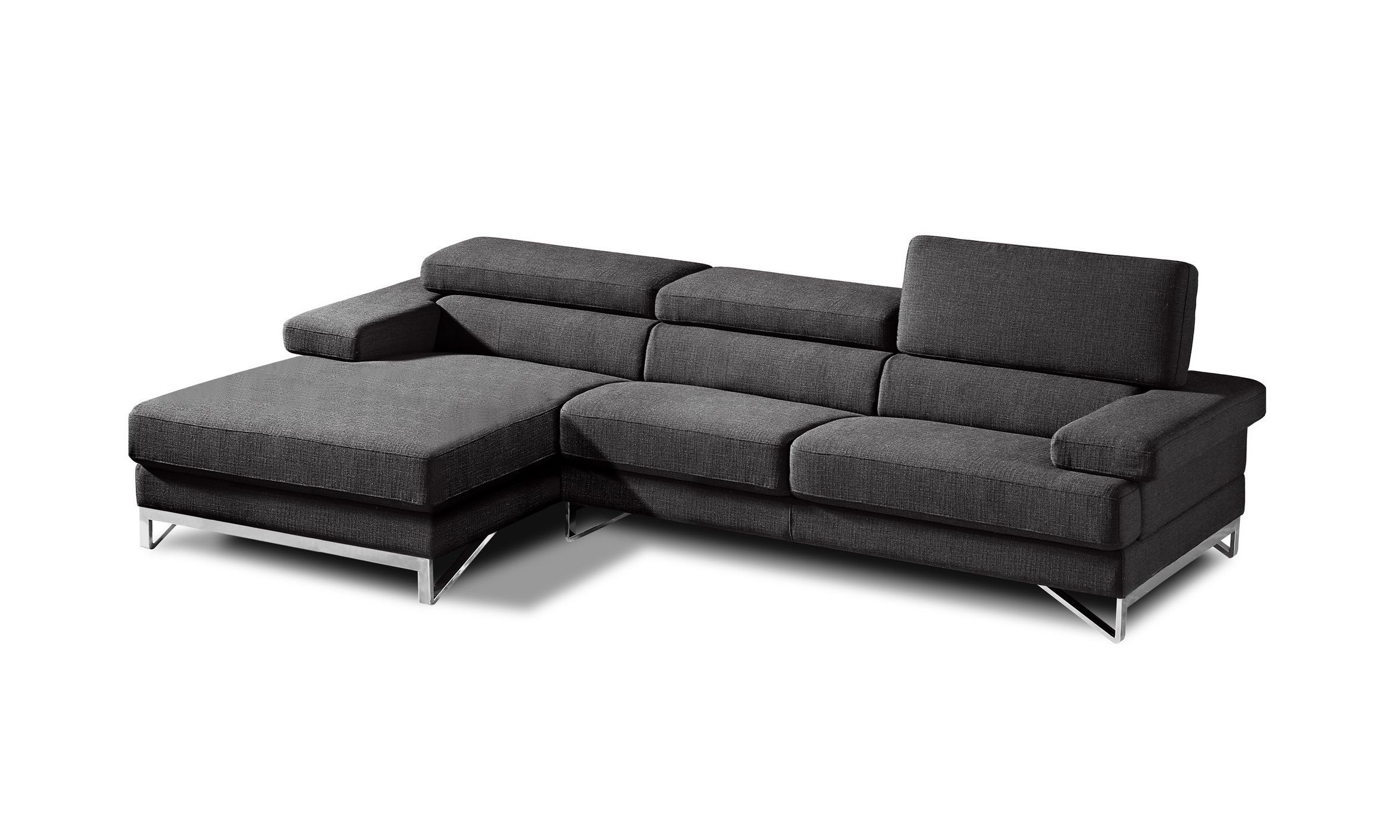 Popular Cobe Modern Fabric Sectional Sofa Ge Star Modern Furniture Intended For Ludovic Contemporary Sofas Light Gray (Photo 23 of 25)