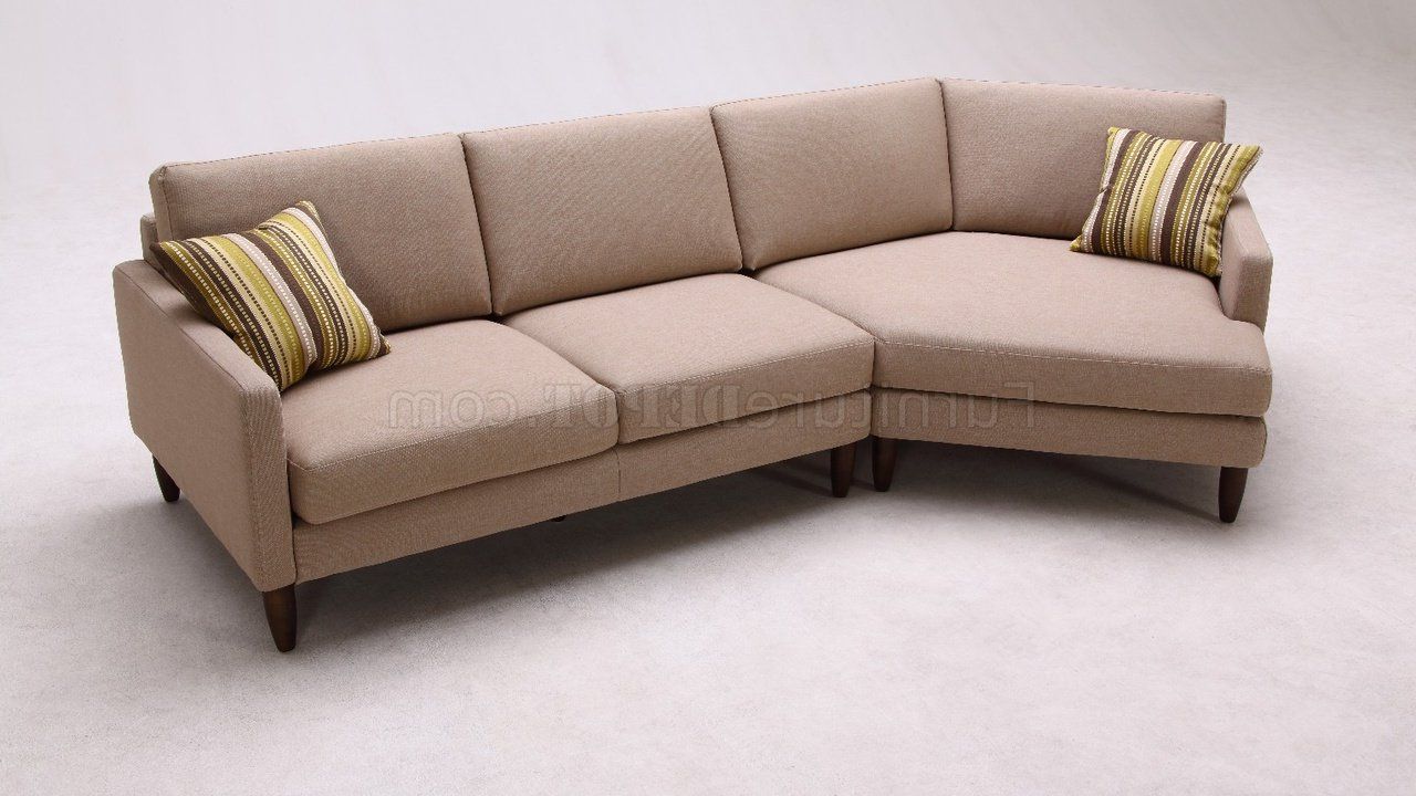 Well Known Setoril Modern Sectional Sofa Swith Chaise Woven Linen Pertaining To Deco Sectional Sofabeverly Hills Furniture In Woven Fabric (View 2 of 25)