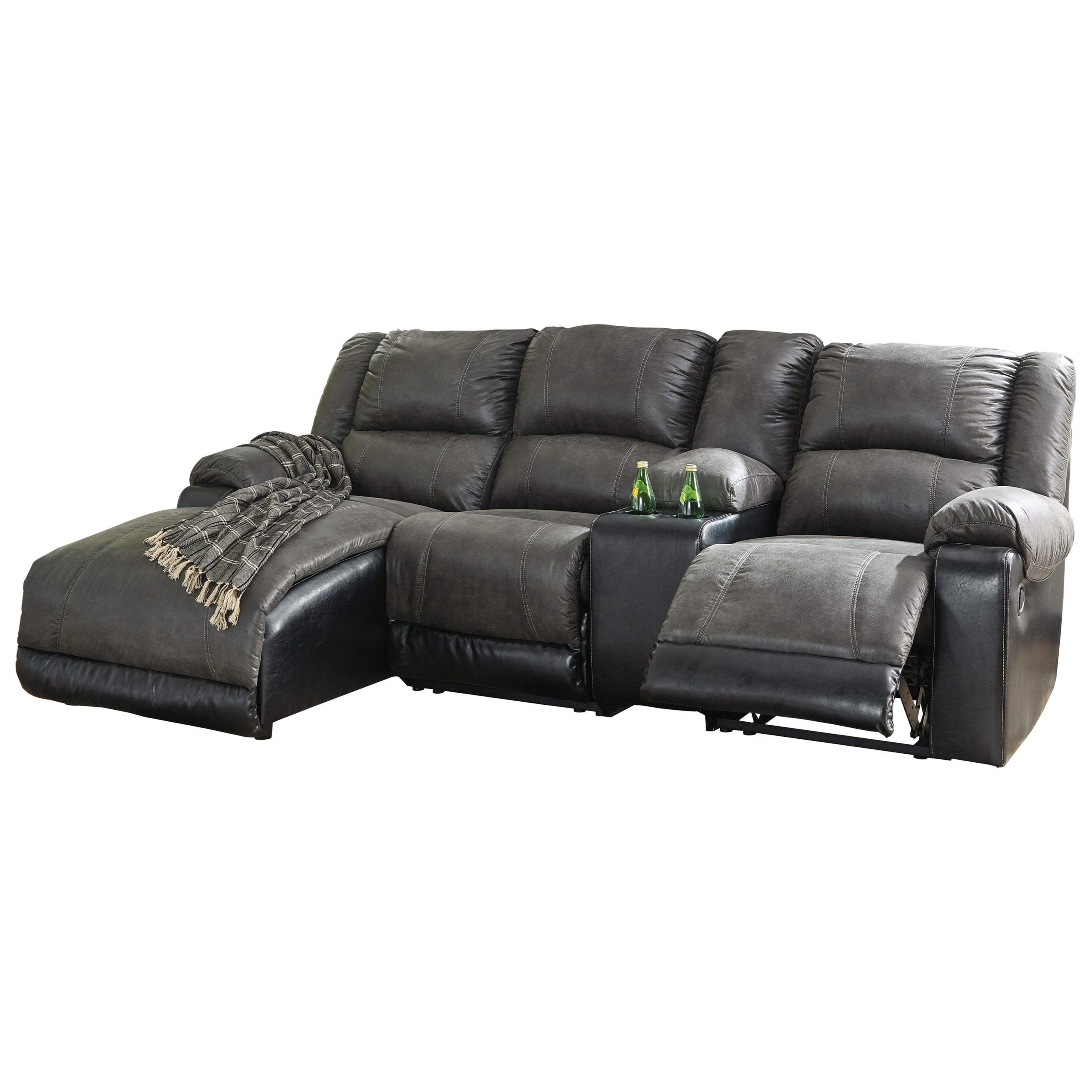Well Liked Palisades Reclining Sectional Sofas With Left Storage Chaise With Signature Designashley Nantahala Reclining Chaise Sofa (View 22 of 25)