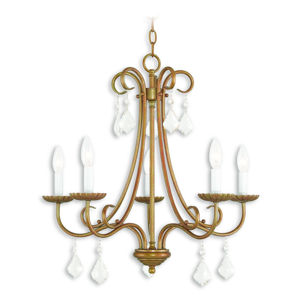 40875 Throughout Antique Gold Three Light Chandeliers (View 1 of 15)