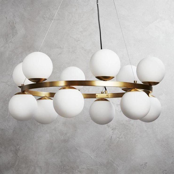 Bubbles Clear And Natural Brass One Light Chandeliers With Latest Prospetto 5605 4 Light Bubbles Hanging Large Pendant (View 10 of 15)