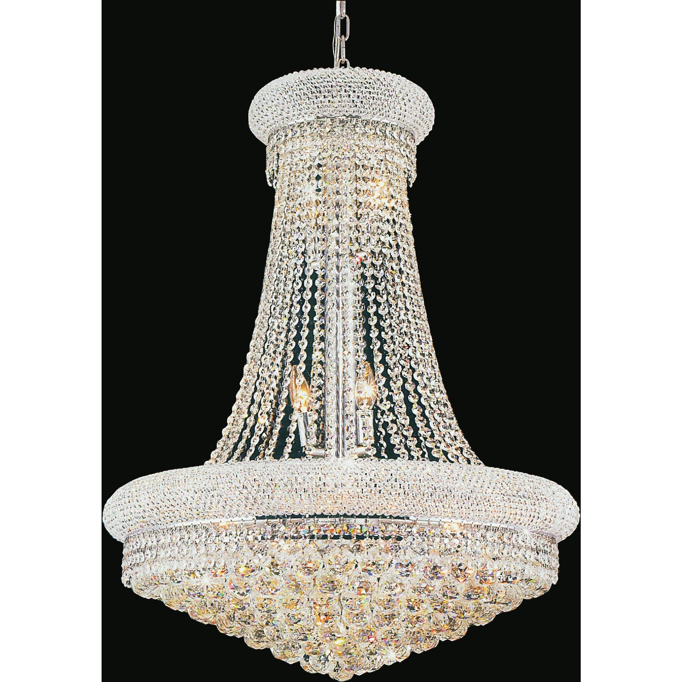 Crystal Chandelier, Chrome Chandeliers (View 8 of 15)