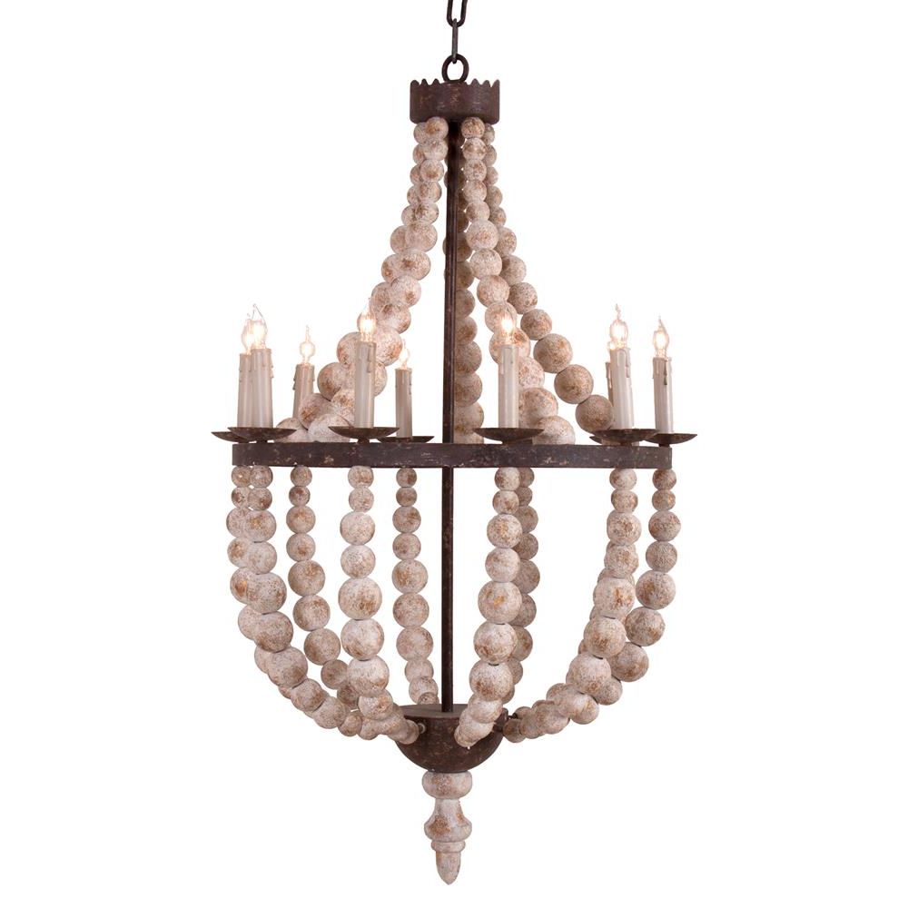 Jocelyn French Country Antique Gold Bulb Chandelier Throughout Popular Antique Gold Three Light Chandeliers (View 2 of 15)