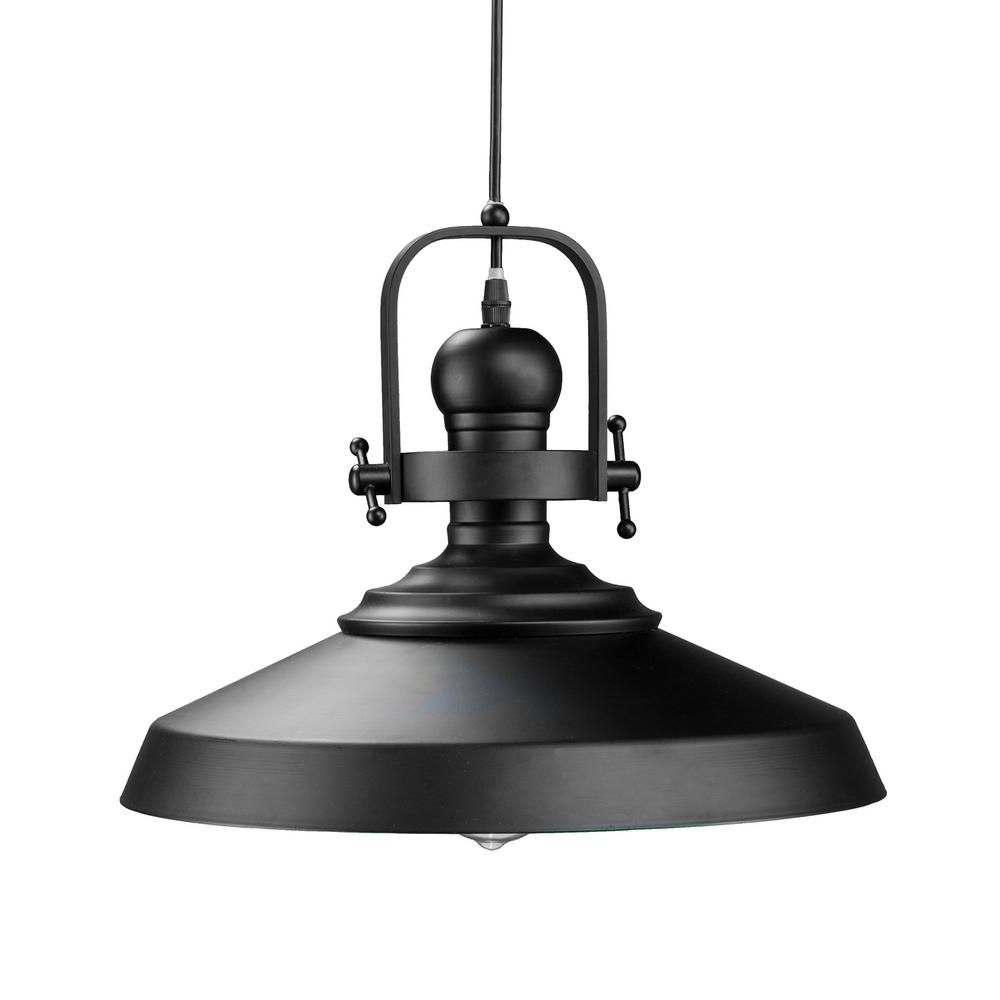 Matte Black Three Light Chandeliers In 2020 Unbranded Dido 1 Light Matte Black Pendant Lamp Hd (View 7 of 15)