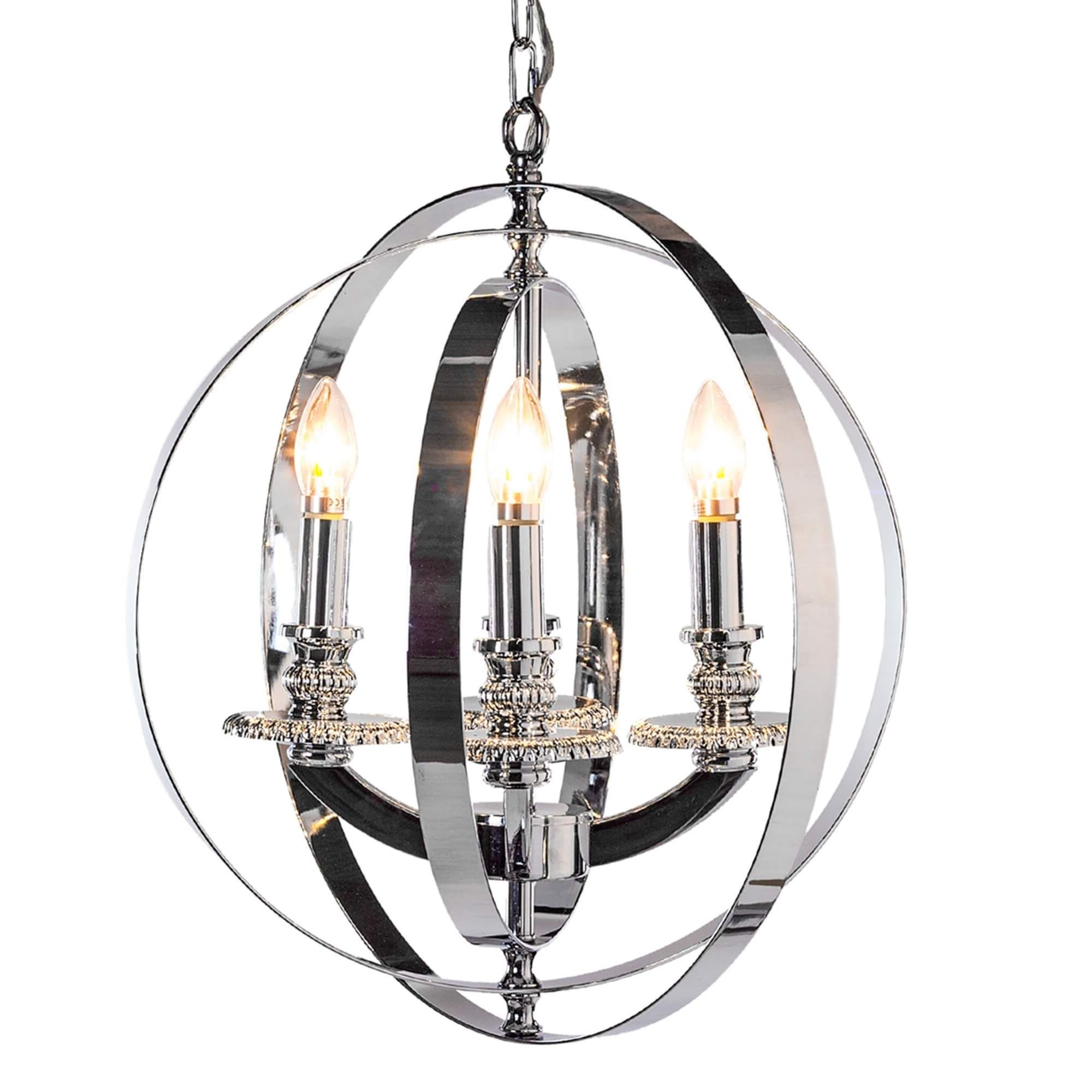 Odelia 3 Way Ceiling Chandelier, Brushed Gold Finish With Regard To Current Antique Gold Three Light Chandeliers (View 5 of 15)