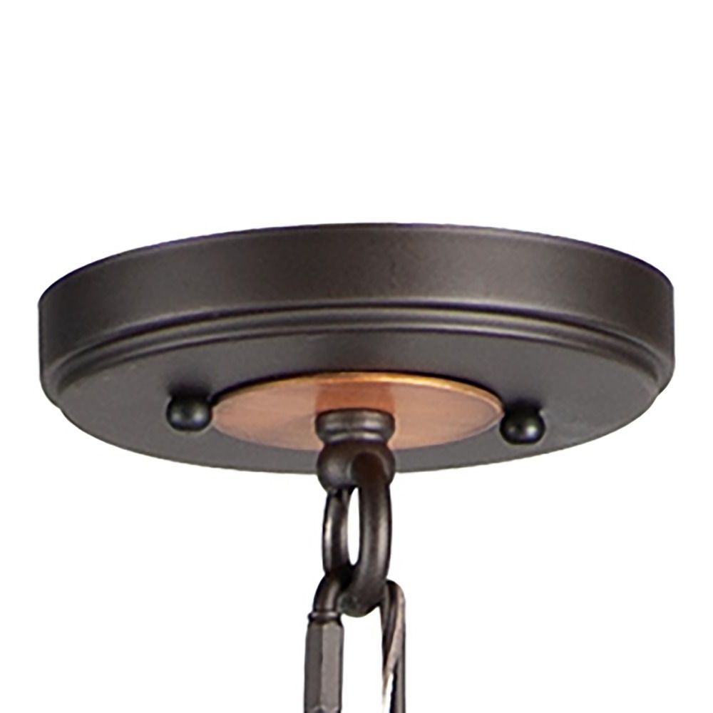 Preferred Oil Rubbed Bronze And Antique Brass Four Light Chandeliers Intended For Maxim Lighting Caspian Oil Rubbed Bronze / Antique Brass (View 7 of 15)