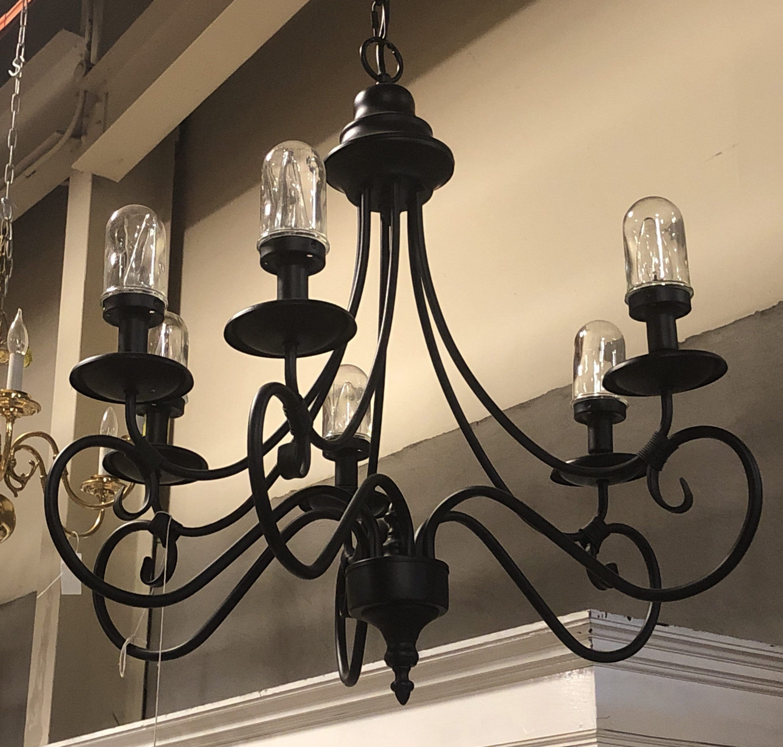 Six Light Chandeliers Pertaining To Widely Used 6 Light Outdoor Chandelier (Item #244257) ⋆ Second Chance (View 3 of 15)