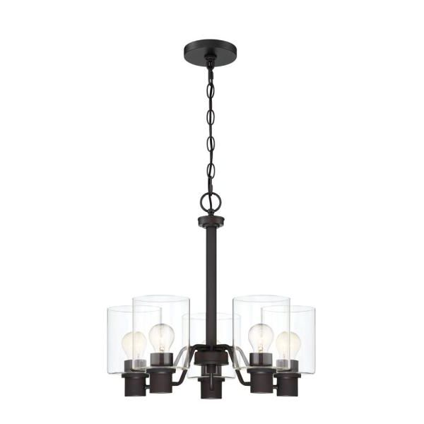 Widely Used Cordelia Lighting 5 Light Satin Bronze Chandelier With Intended For Satin Brass 27 Inch Five Light Chandeliers (View 2 of 15)
