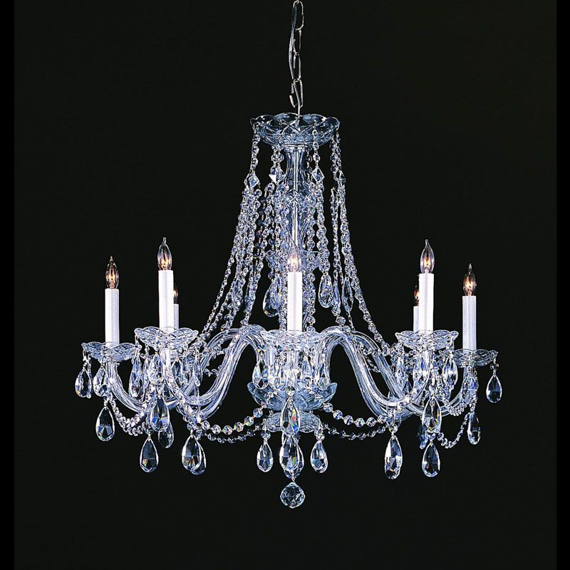 2020 Clear Crystal Chandeliers With Crystorama 1138 Ch Cl Mwp Traditional Crystal 26 Inch (View 3 of 15)