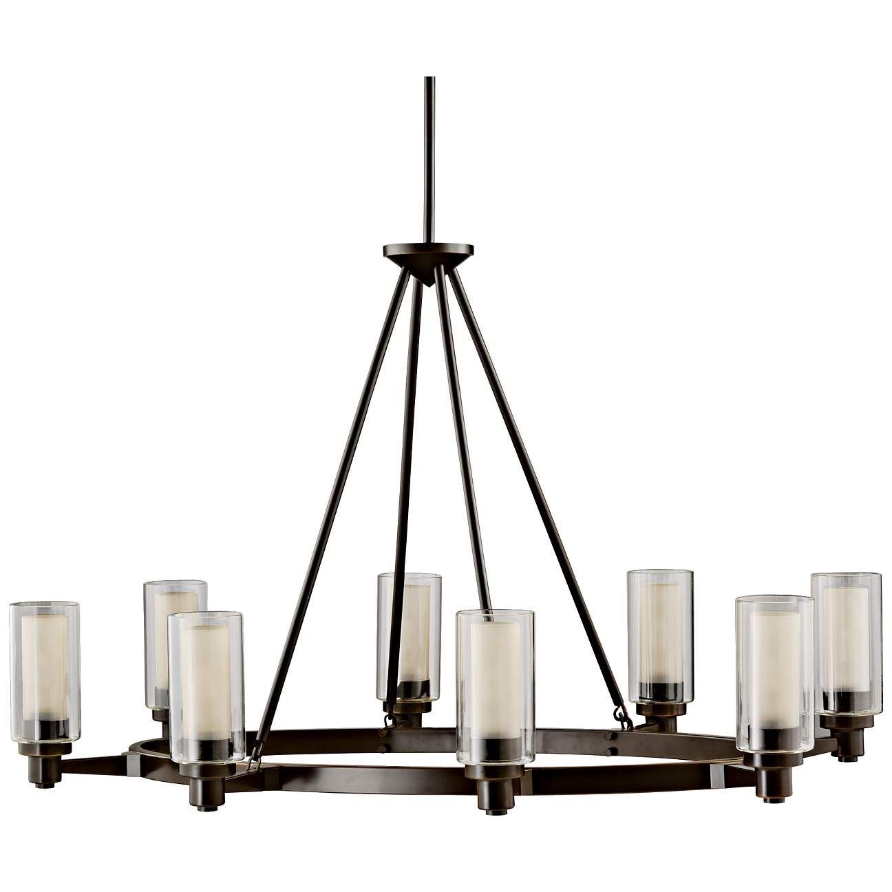 Circolo Collection Olde Bronze 35 1/2" Wide Oval In Well Known Bronze Oval Chandeliers (View 5 of 15)